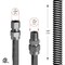 Flextron Gas Line Hose 3/8'' O.D.x18'' Length 3/8" FIPx1/2" MIP Fittings, Stainless Steel Flexible Connector FTGC-SS14-18J - alternate 2